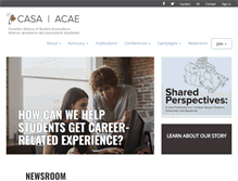 Tablet Screenshot of casa-acae.com